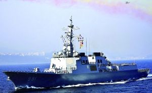 图为韩国第一艘“宙斯盾”舰DDG991“世宗大王”号。 资料照片