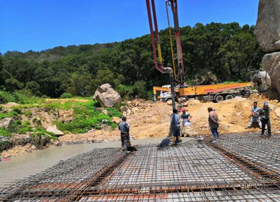 黄岐招手岩生态公园主体结构施工完成