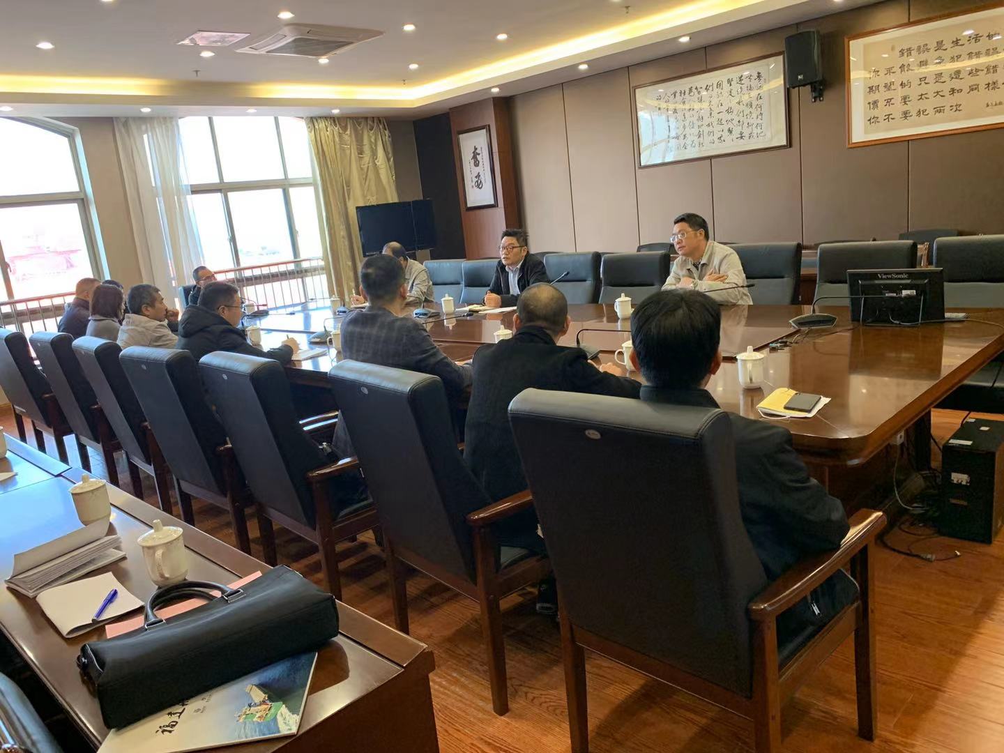 刘麟翔副县长一行赴福建省马尾造船股份有限公司走访调研