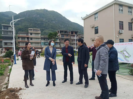 晋安区委赴下宫镇督导区域性养老服务中心项目进展