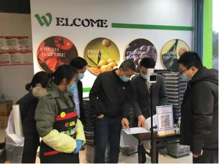 县工信局开展疫情防控检查