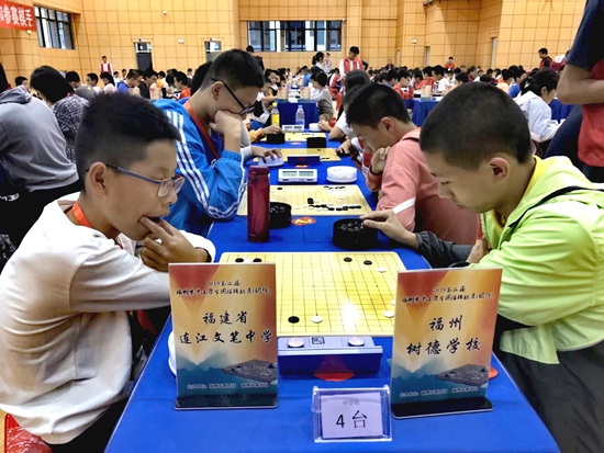 我县包揽市中小学生围棋团体锦标赛中学组冠亚军