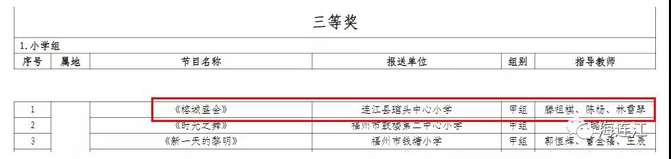 正在公示！恭喜连江这些学校！