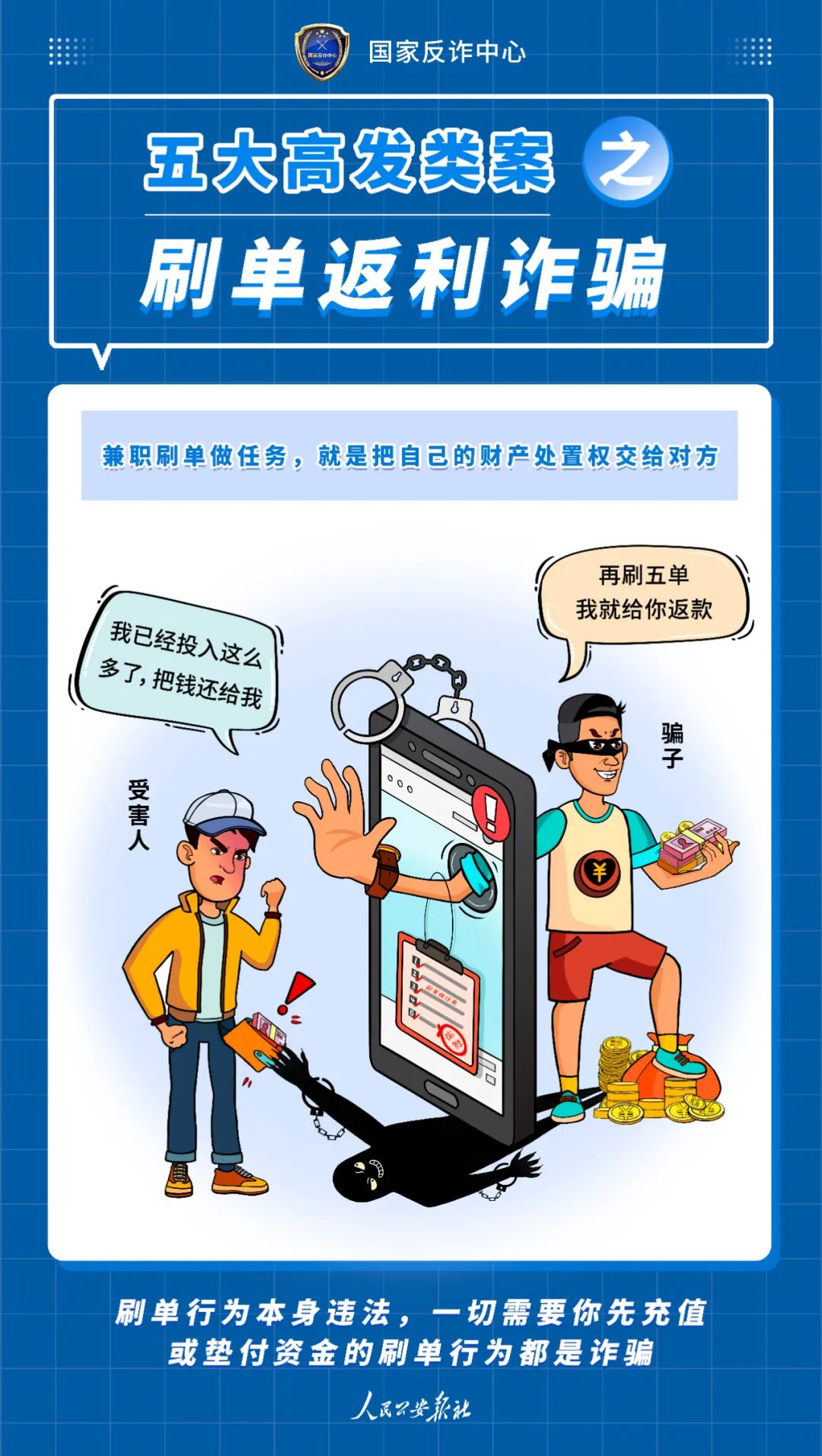 【打击整治养老诈骗】五大高发类型的电信网络诈骗
