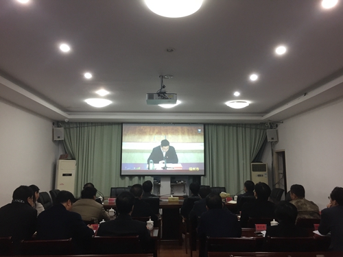 连江县委中心组开展视频学习