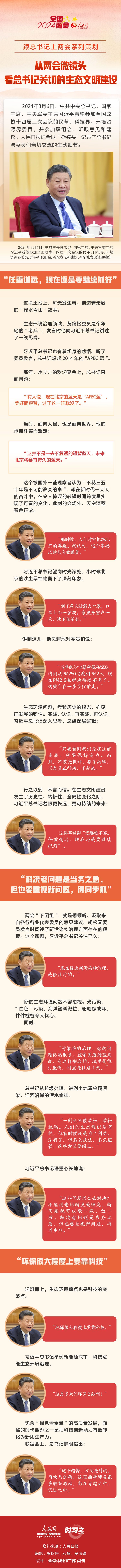 时习之丨从两会微镜头看总书记关切的生态文明建设