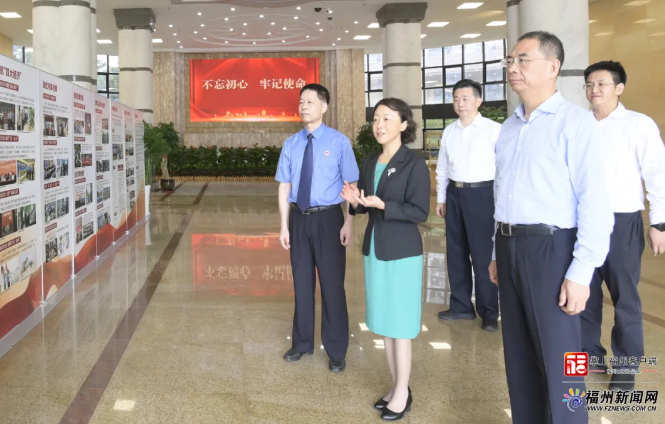 今天，郭宁宁吴贤德走访调研福州公检法单位