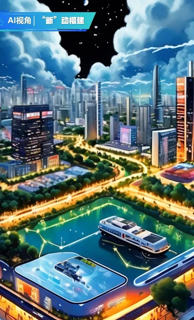 AI海报丨闯“新”路，福建动力澎湃！
