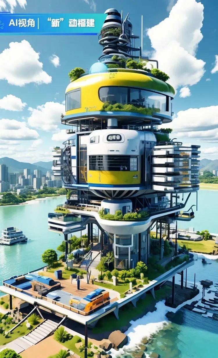 AI海报丨闯“新”路，福建动力澎湃！