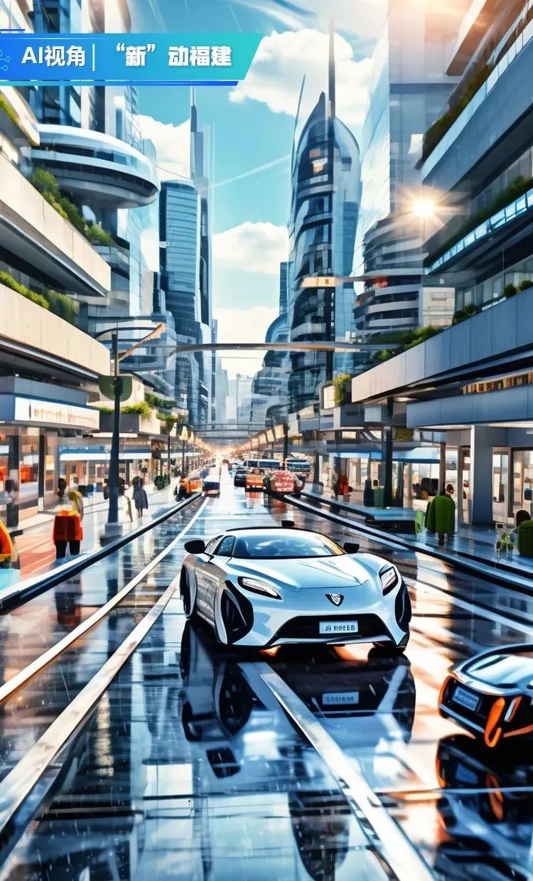 AI海报丨闯“新”路，福建动力澎湃！