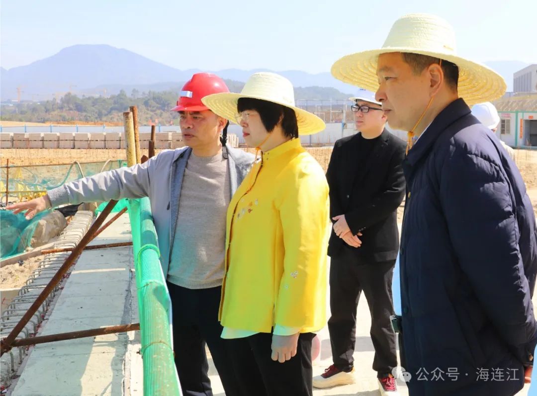 市领导陆菁来连江调研福州现代物流城建设进展