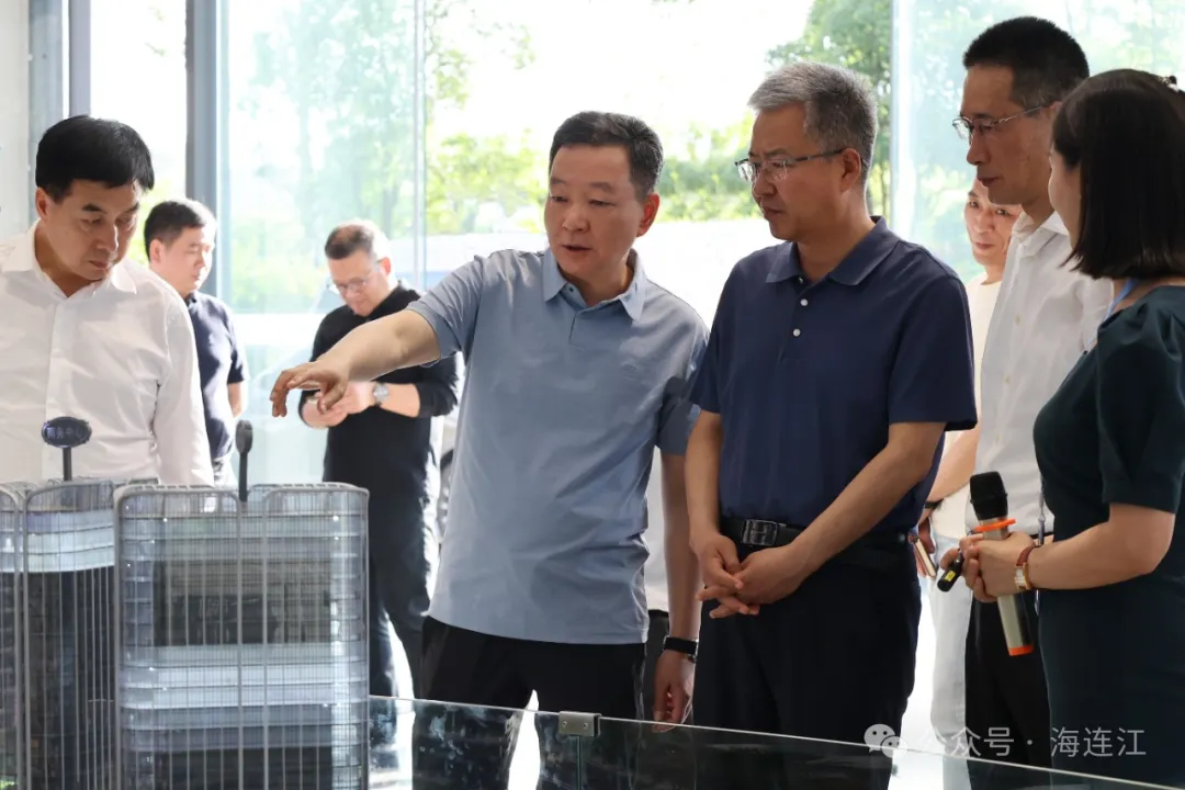 今天，渭南市市长率党政代表团来连考察