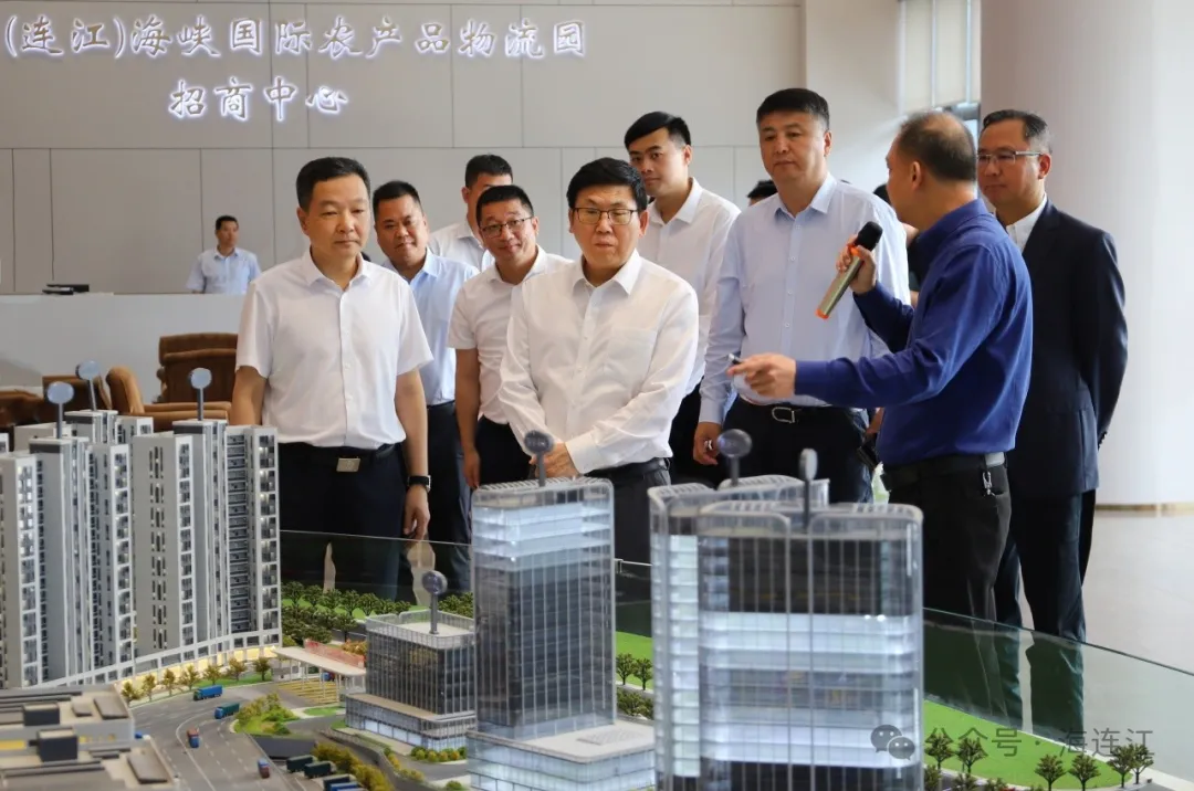 今天，中国物流集团领导率队来连考察！