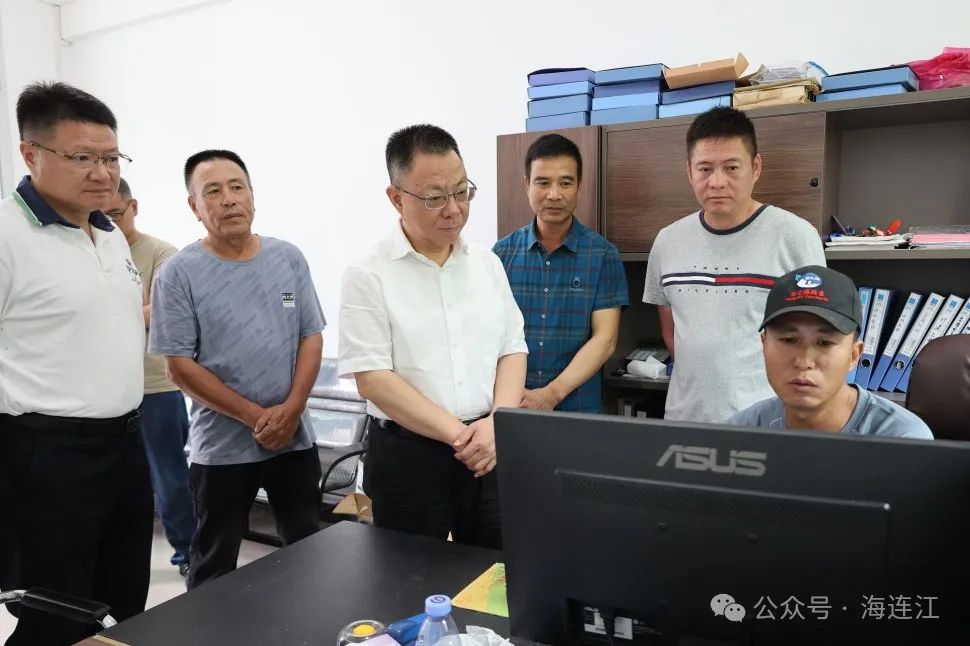 县长高双成赴黄岐、筱埕检查海上安全生产工作