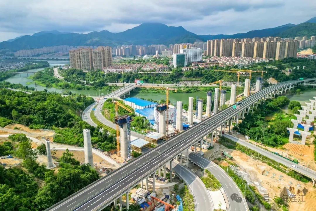 加速！敖江特大桥建设进度再刷新